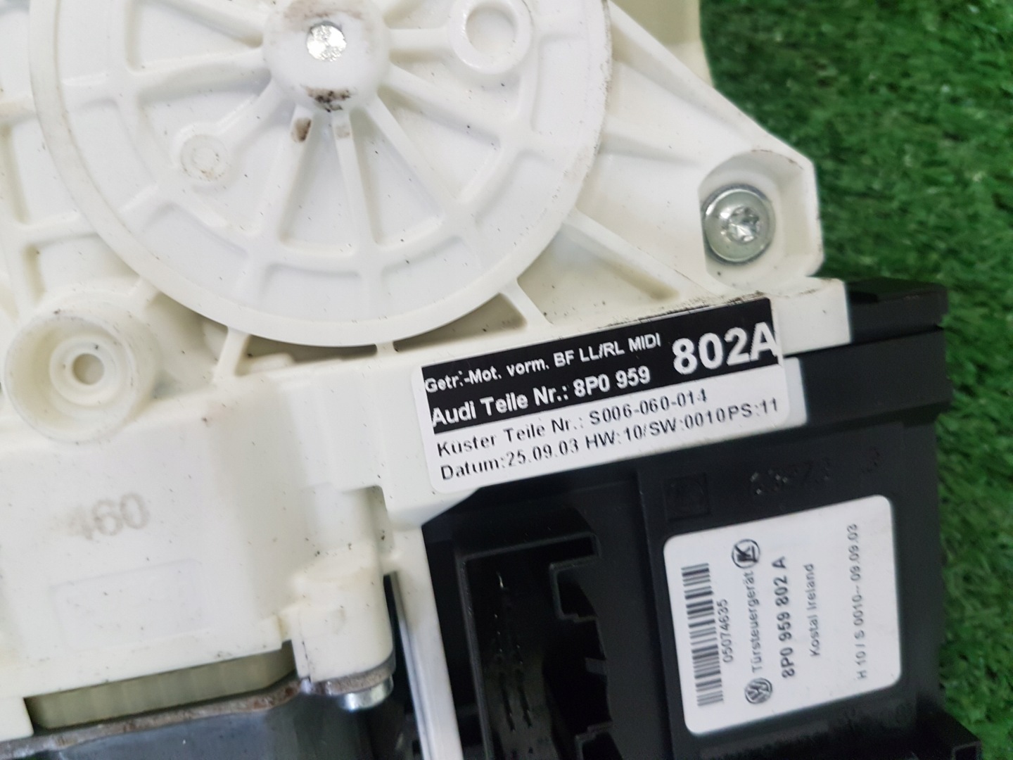 ELE mechanism windows right front 3D AUDI A3 8P 8P0959802A