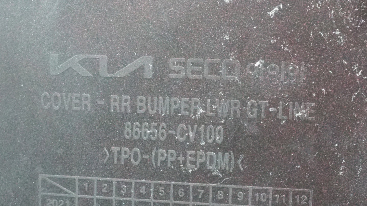 Kia EV6 GT Line bumper rear part rear 86656-CV100