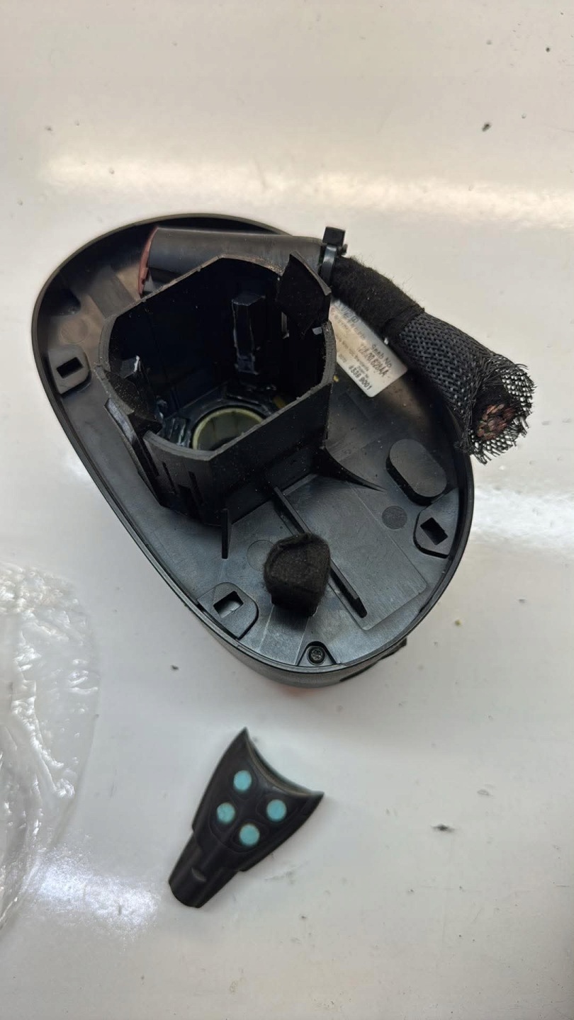 commande levier commodo sous volant module CIM saab 9-3 II 93 + clé 12800628