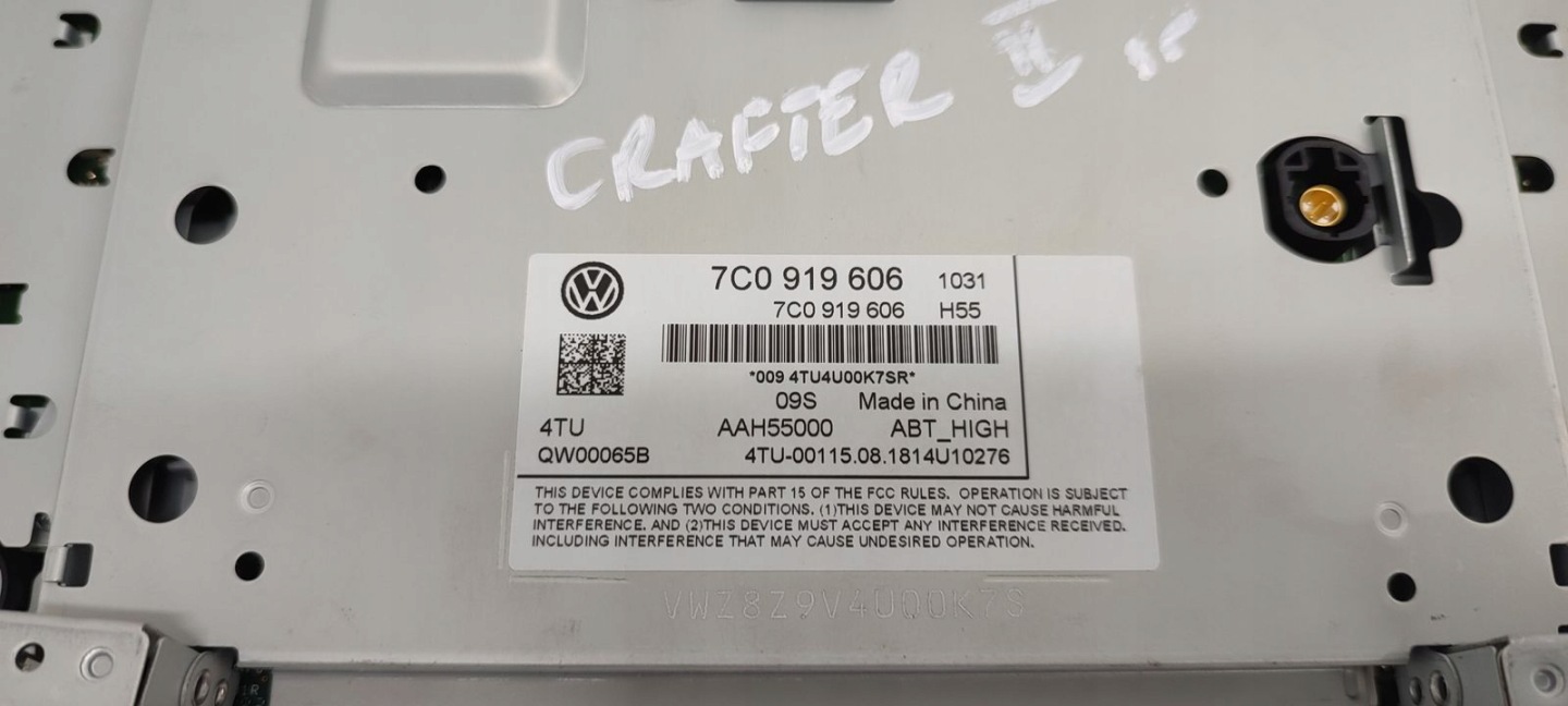 Radio navigation VW Crafter II 7C0