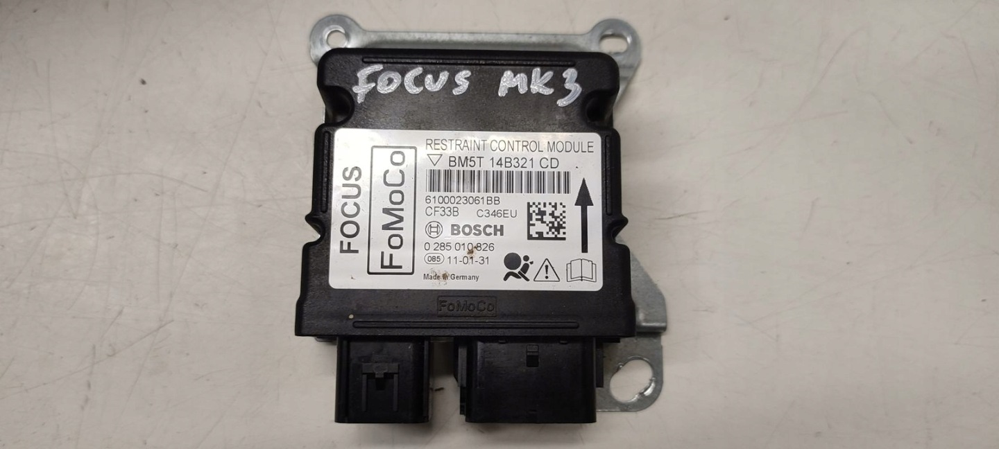dashboard console airbags tension belts Ford Focus MK3 1,6 TDCI