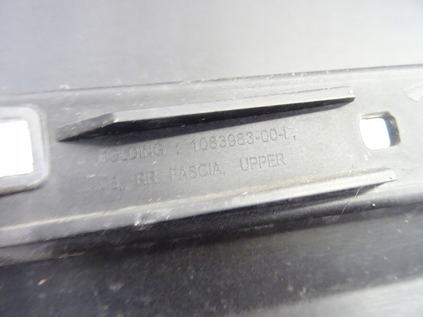 Tesla Model 3 bumper rear part rear