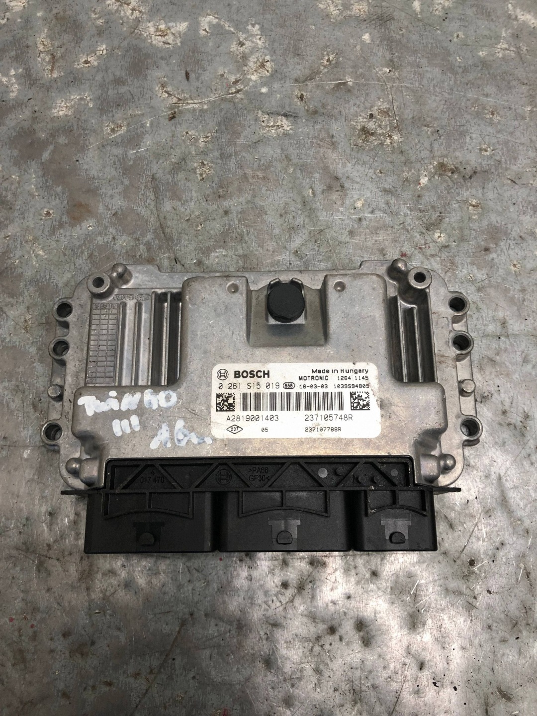 computer motore 1.0 H4DA400 RENAULT TWINGO III 237105748R