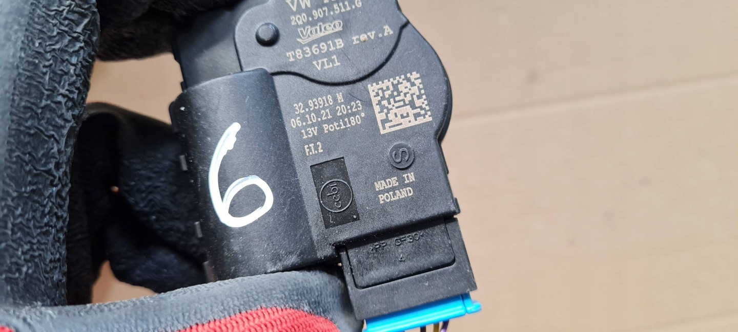 Q3 83A Micro moteur Bouches buses Bloc de chauffage complet 2Q0907511G VW AUDI