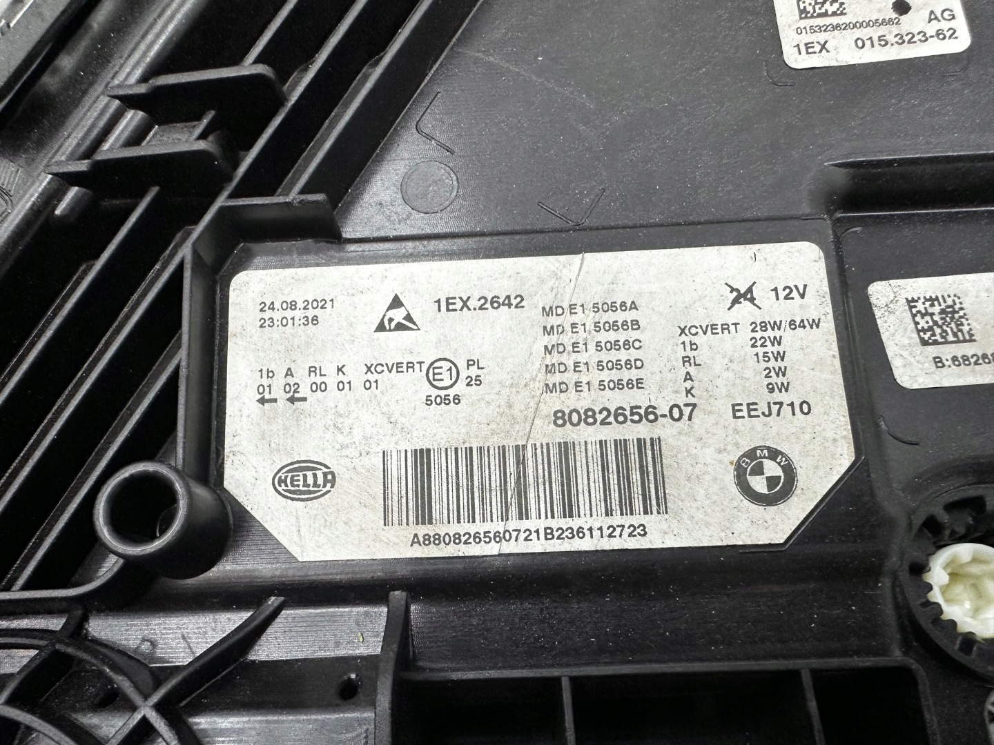 light front side right BMW 5 G30 G31 LCI BLACK SHADOW 8082656