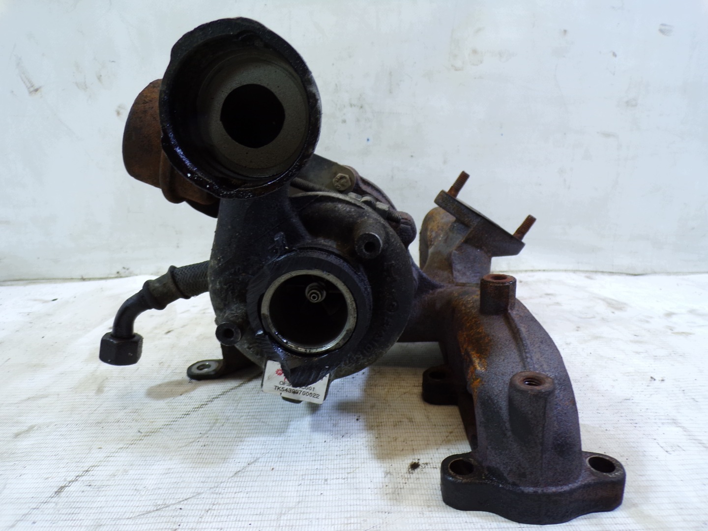 TURBINA turbo header pipe 1.9 TDI engine AVQ 54399700022 (2)