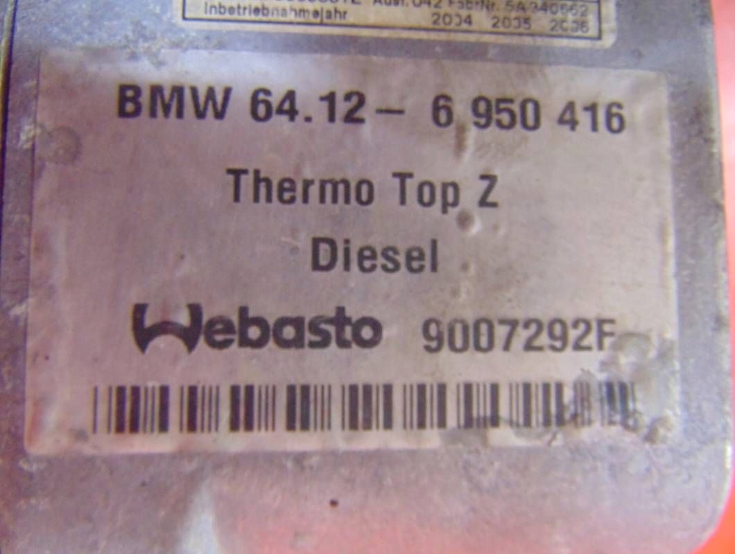 BMW 7 E65 E66 webasto WEBASTO THERMO TOP C 6950416