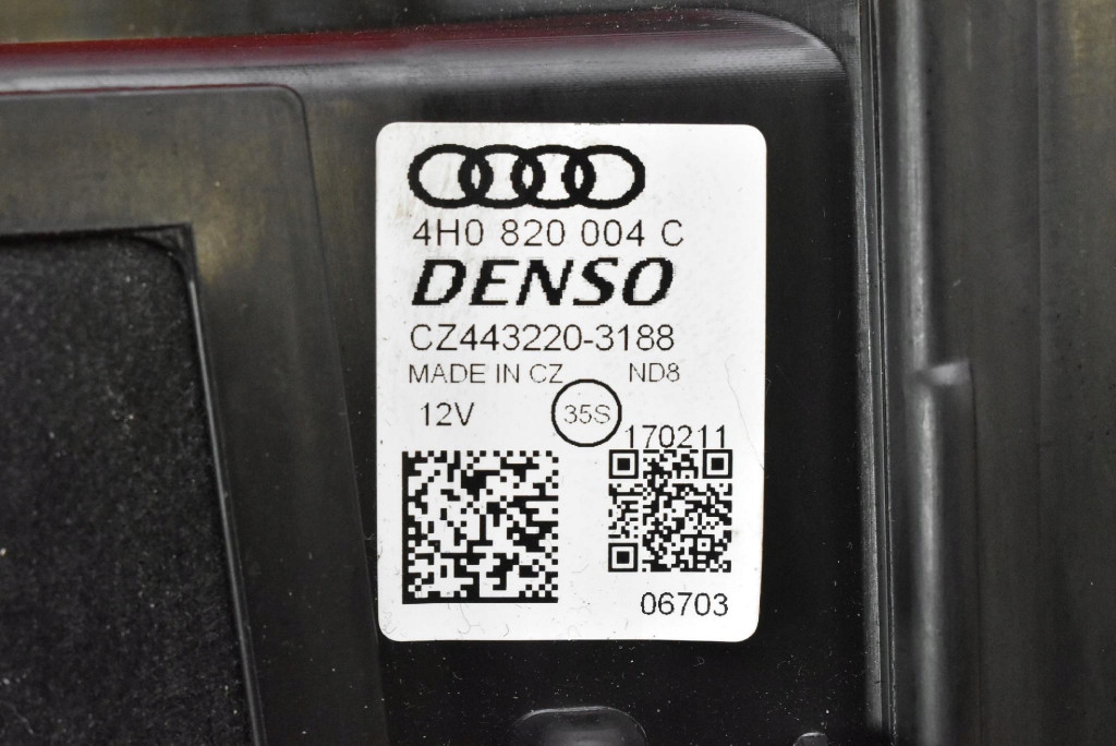 heater rear part rear 4H0820004C AUDI A8 D4 4.2 FSI 372 KM 10-14