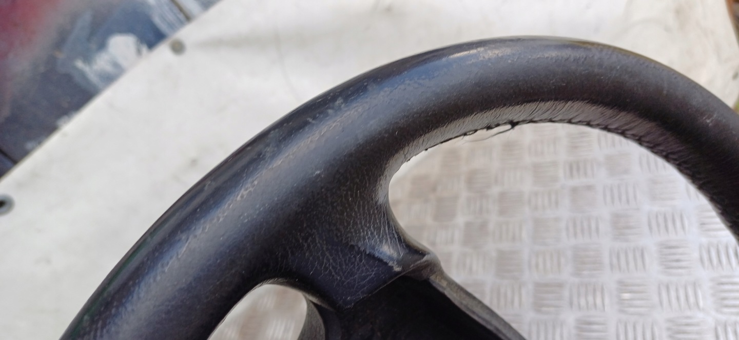 BMW E46 lenkrad SKORZANA Leder 6753947