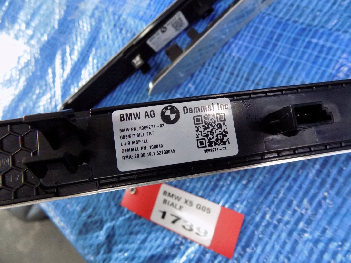 mouldings threshold moulding threshold m-packet LED BMW X5 G05 45E 20R