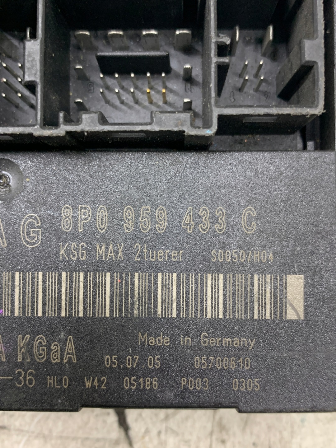 Unité commande confort 8P0959433C AUDI
