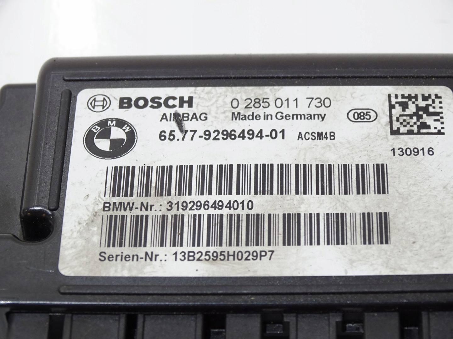 modulo airbag airbag BMW F30 LCI 9296494