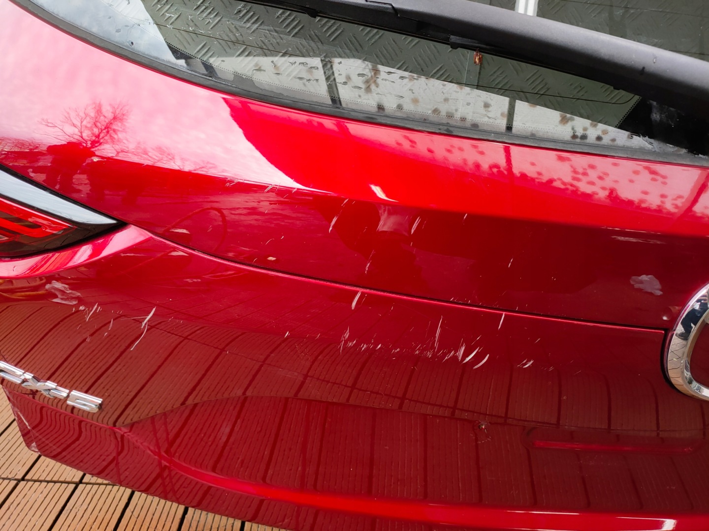 MAZDA CX-5 II KF 17-21 boot doors boot rear part colour 46V original LAKIER