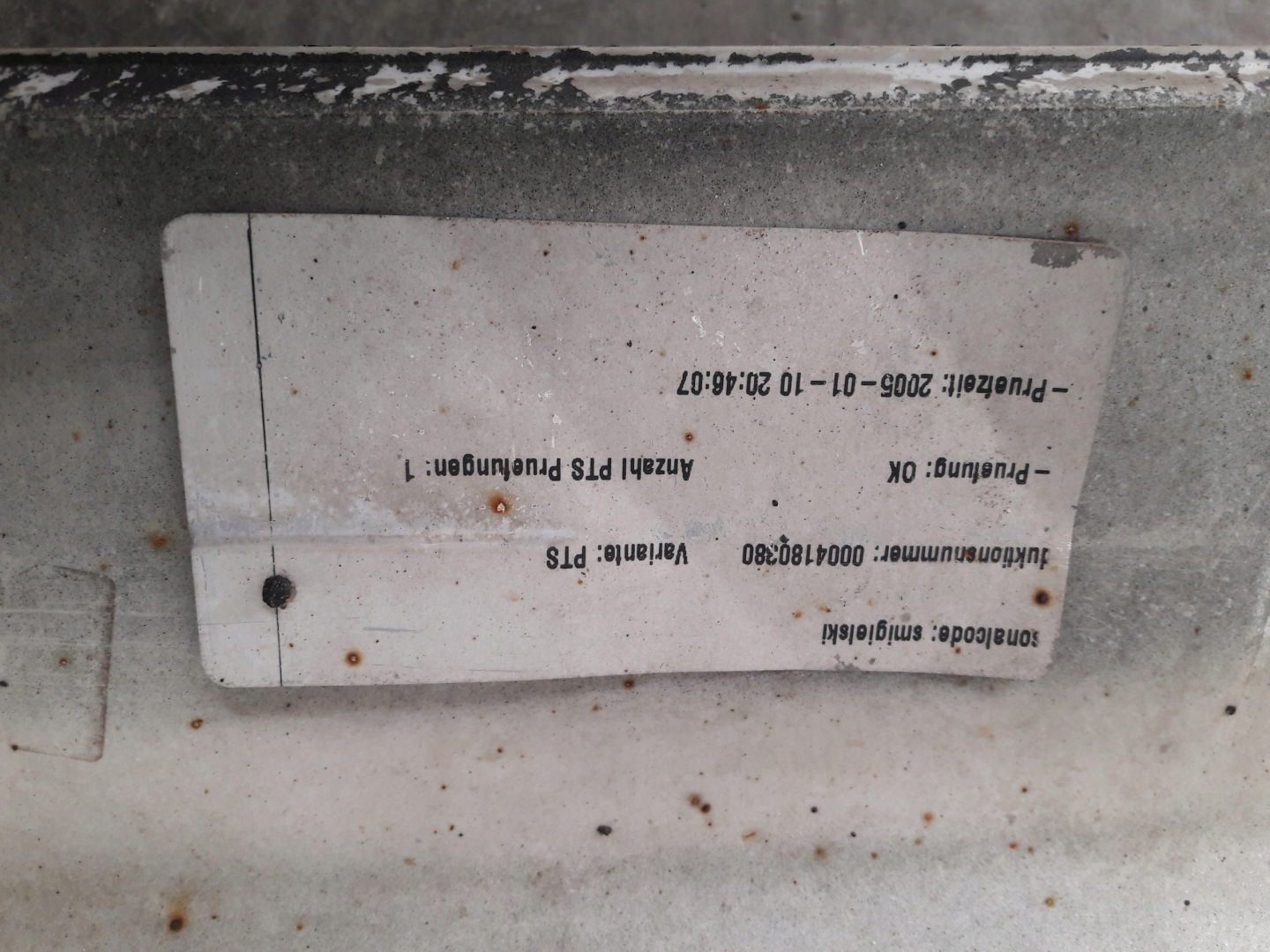bumper rear part 160 Mercedes W169