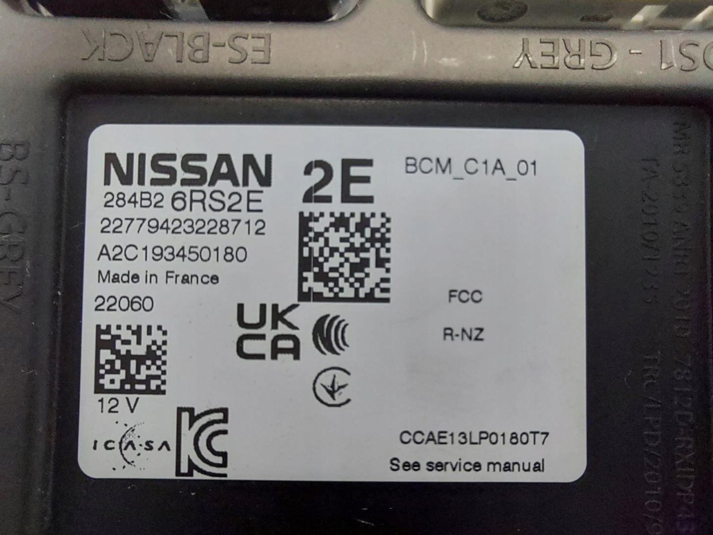 Nissan Qashqai III J12 Unité commande confort 284B26RS2E
