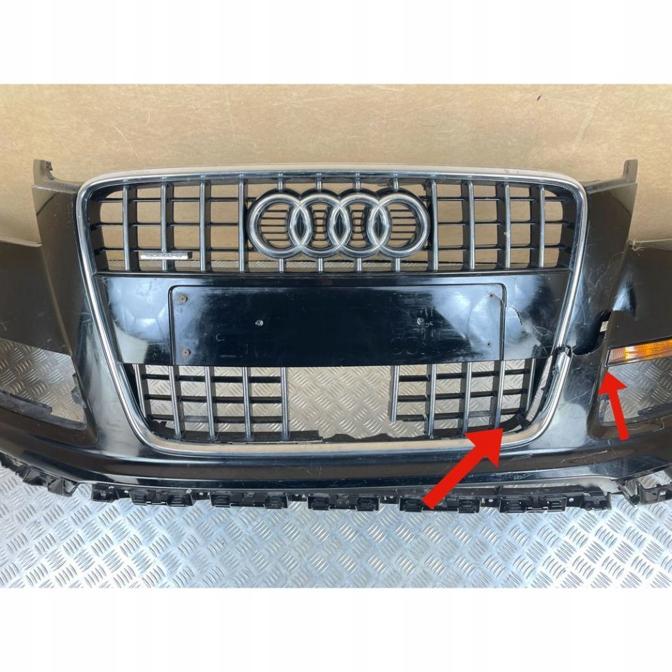 bumper front front AUDI Q7 4L0 LIFT (washers) 2009-2015 4L0807437H
