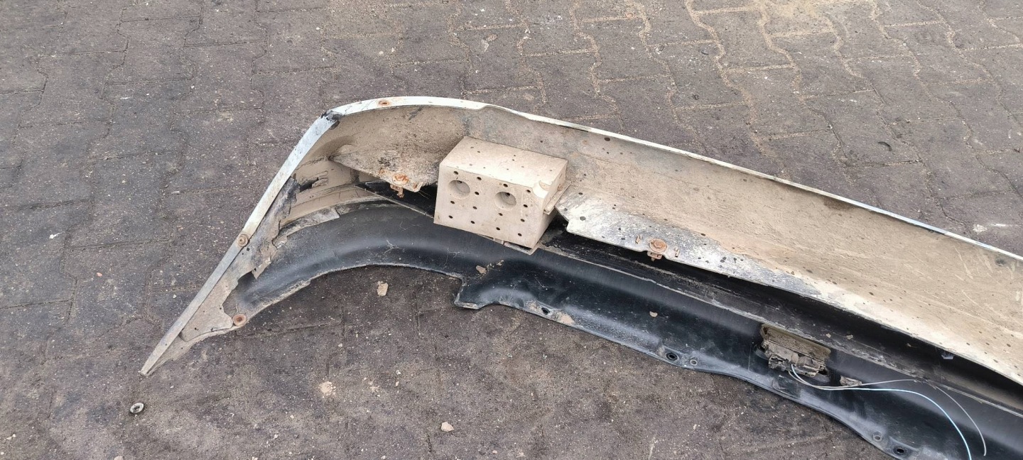 bumper rear part SREBRNY RENAULT CLIO II 3D HB