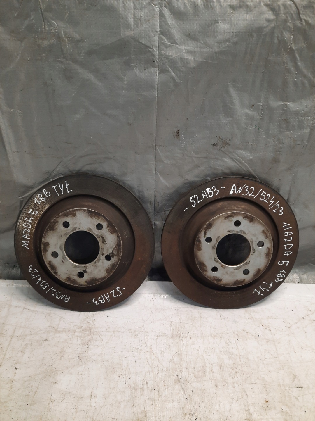 Bremsscheibe bremsen 2SZT TYLTYLNE MAZDA 5 1.8 B