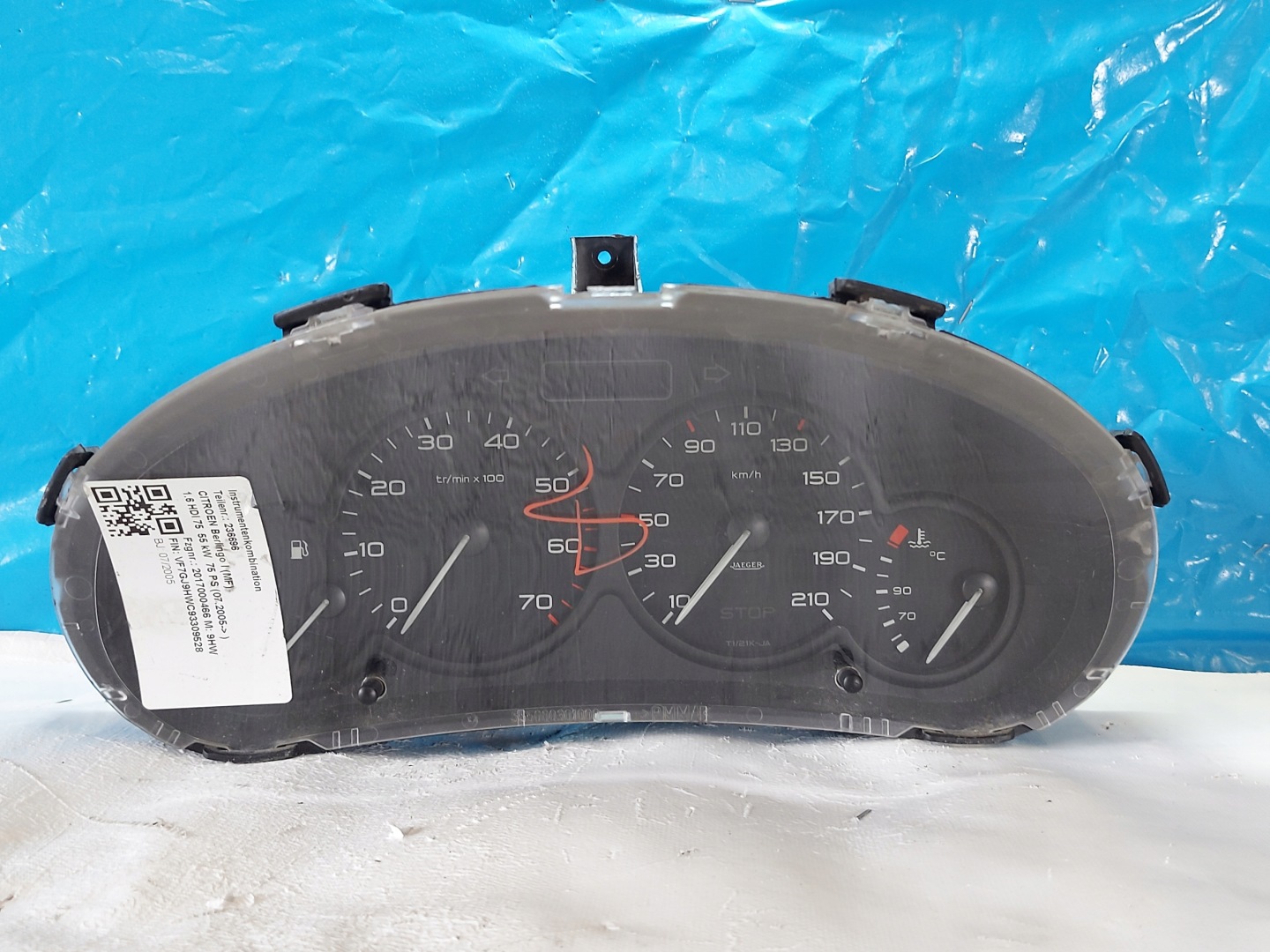 dials clock BERLINGO and 1.6 HDI 9659364180