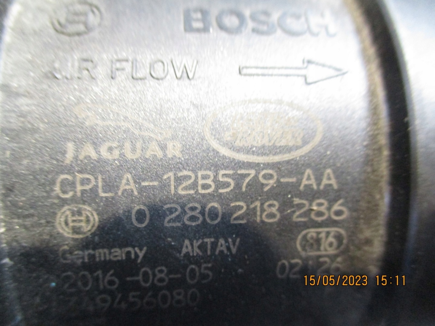 flow meter JAGUAR CPLA-12B579-AA LAND ROVER