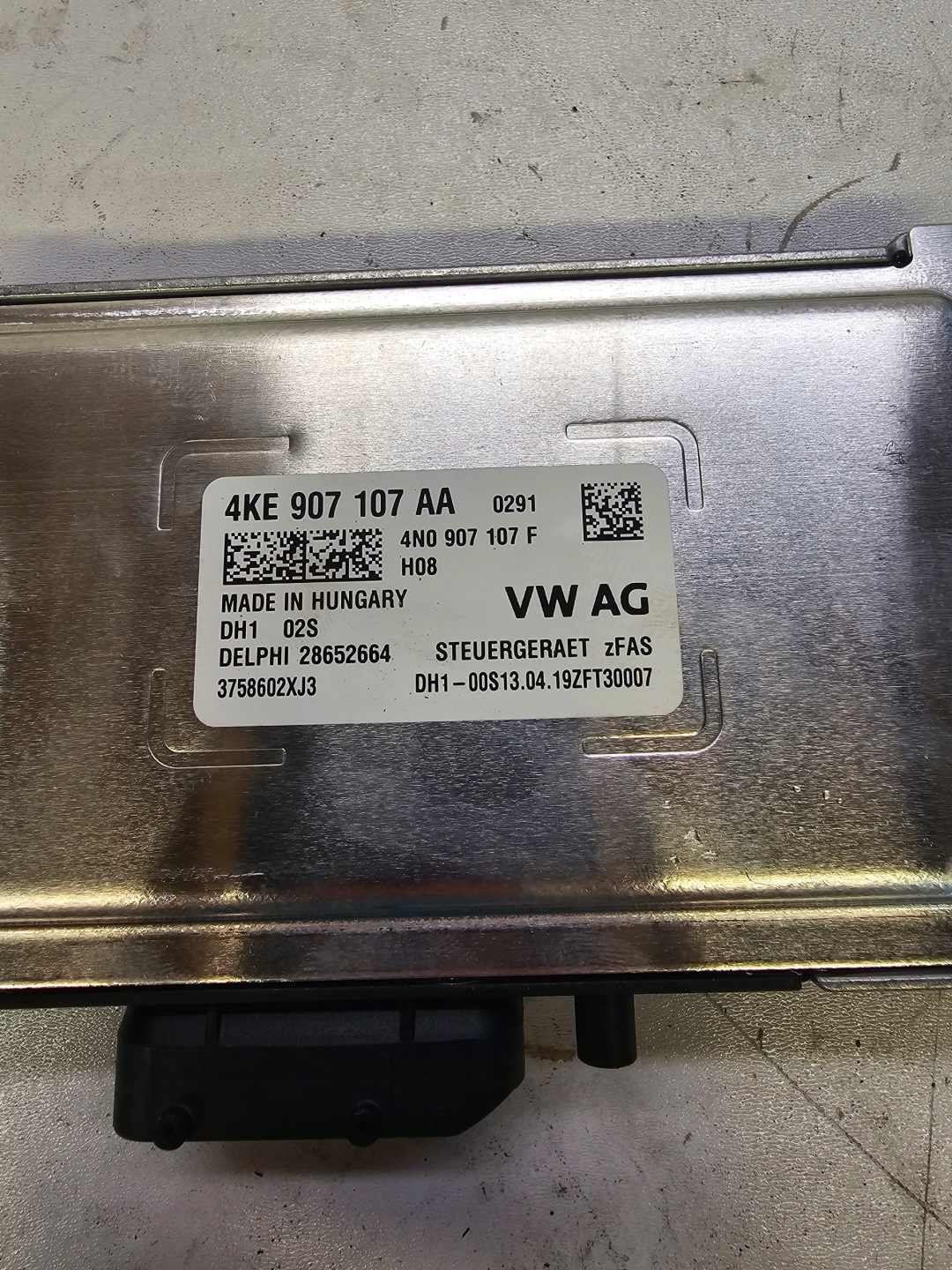 module control unit KAMERY AUDI A6 A7 A8 4KE907107AA