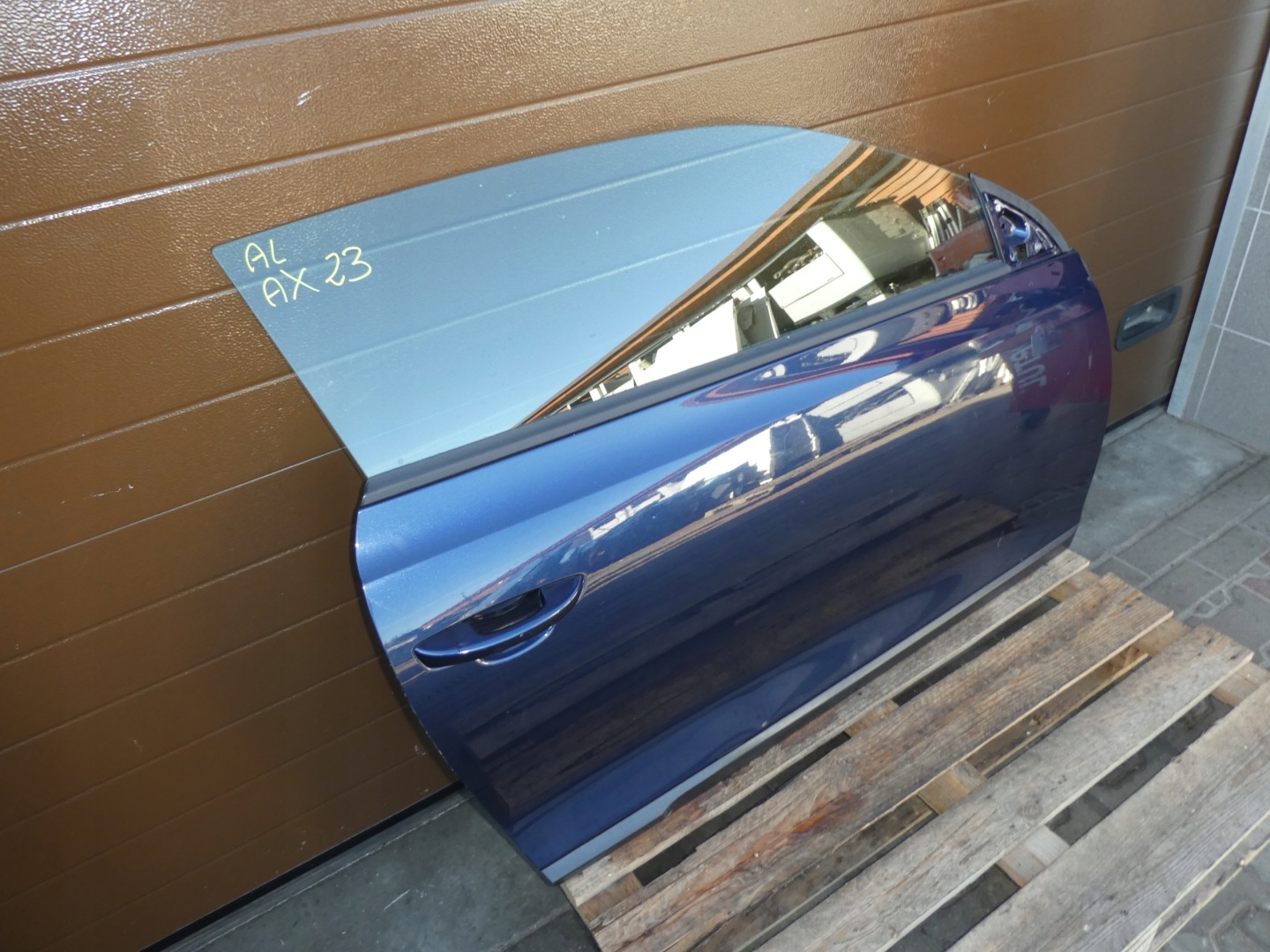 door right front complete VW SCIROCCO blue
