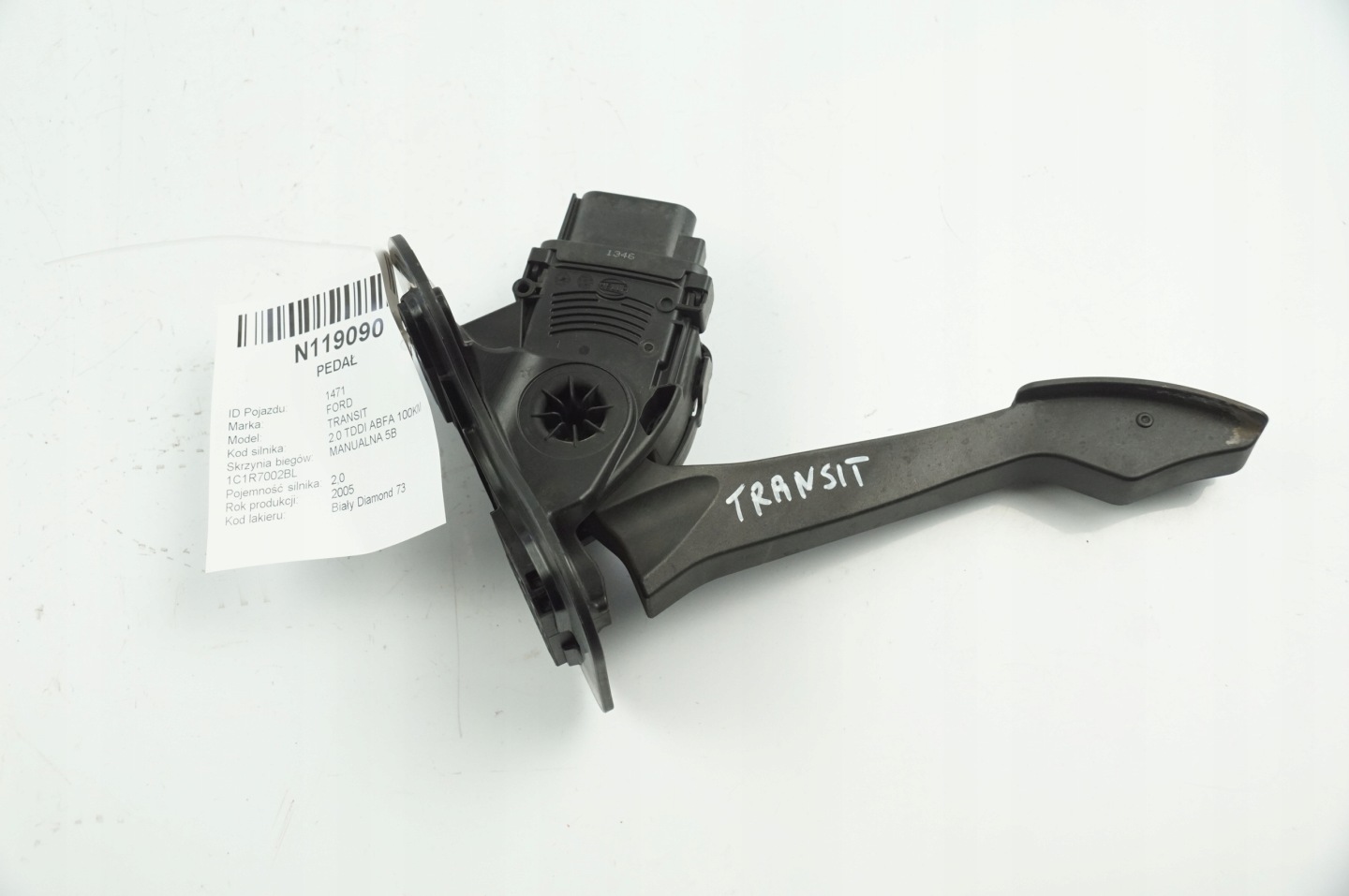 PEDAL 6C119F836CB FORD TRANSIT MK6