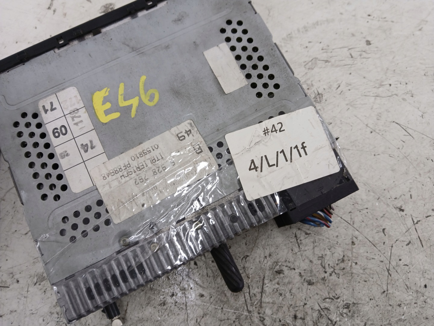 BMW E46 RADIO FABRYCZNE CD BUSINESS 6928762
