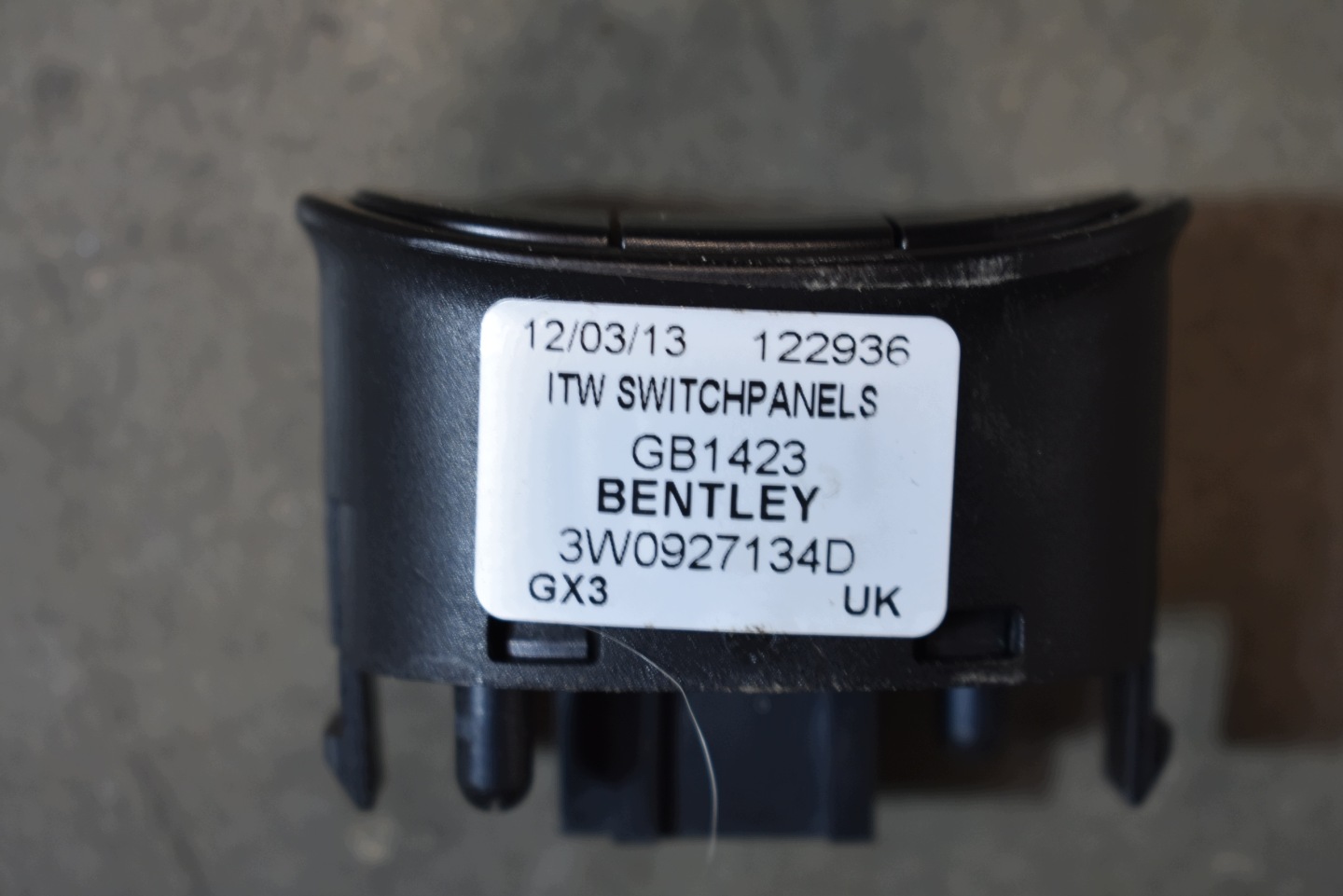 IDEALNY PANEL switch BENTLEY FLYING SPUR GT GTC 1