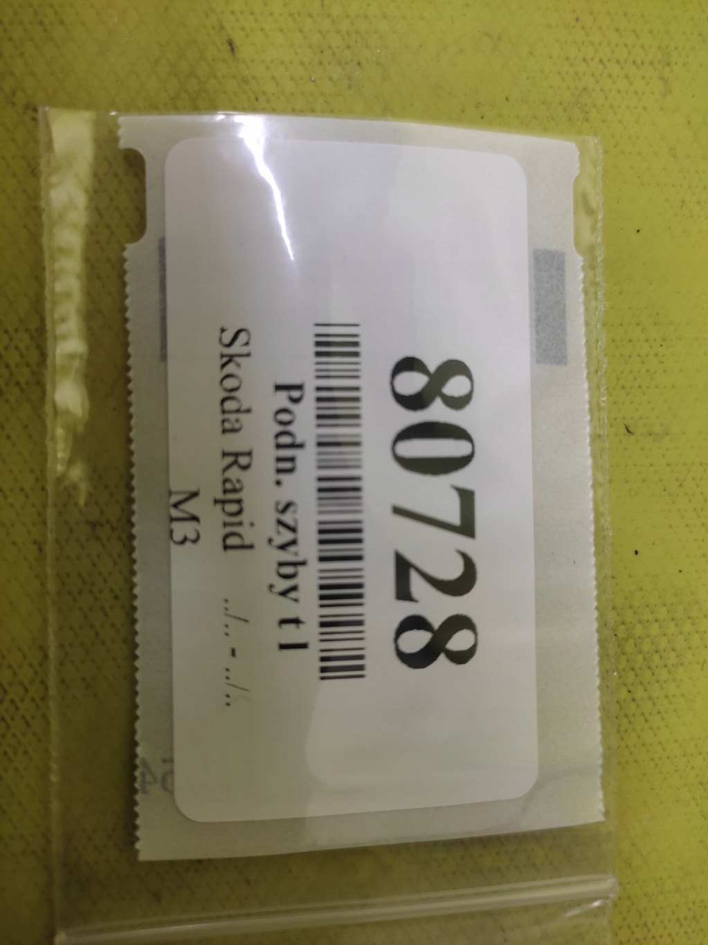 SKODA RAPID II LIFT window regulator left rear part 5JA959811L