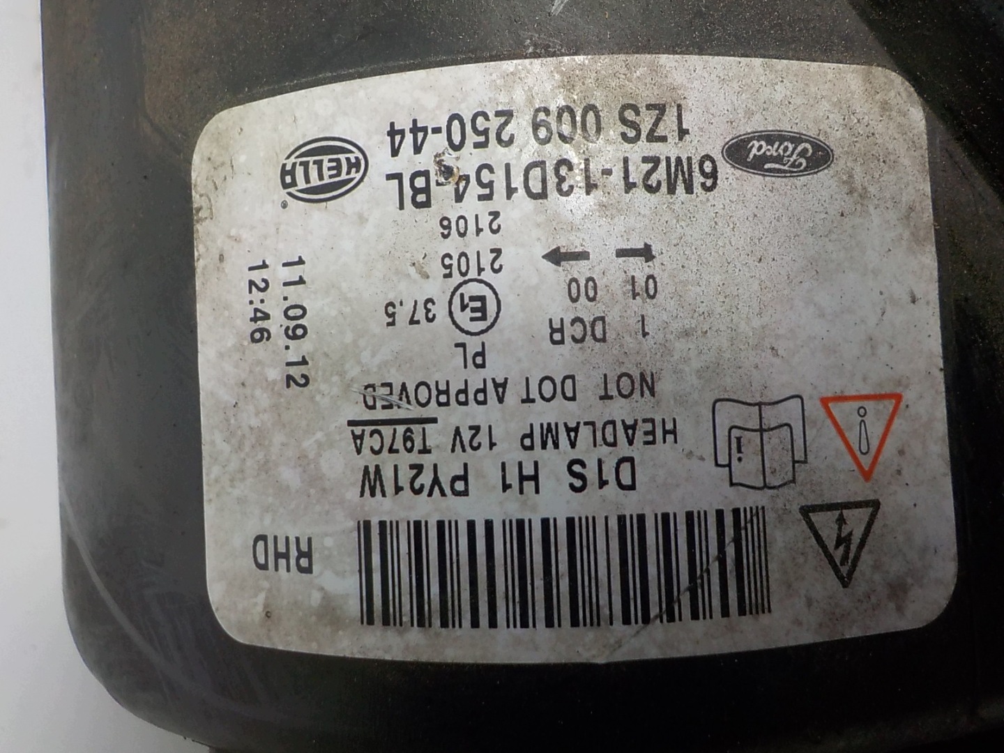 FORD S-MAX and MK1 XENON light right front front UK 6M21-13D154-BL