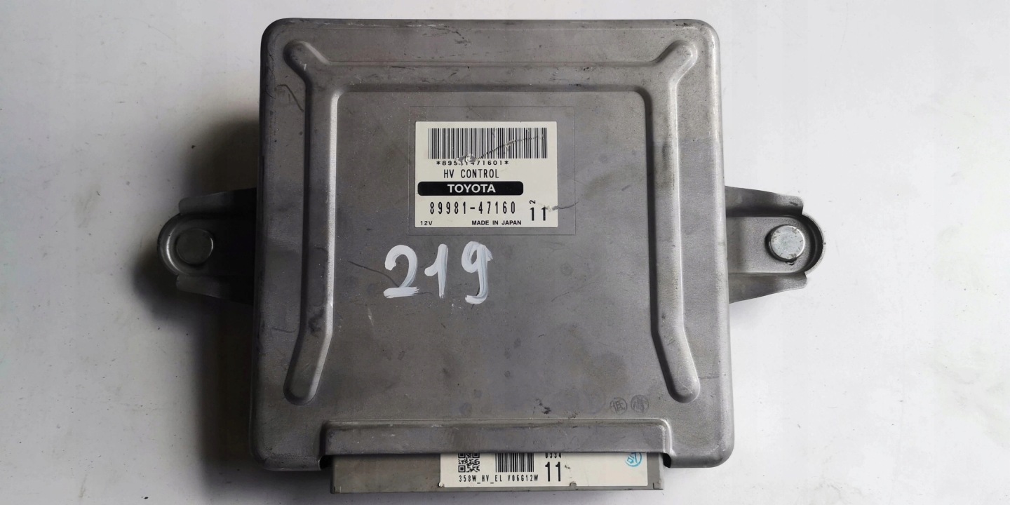Computer ECU TOYOTA PRIUS 89981-47160 89981471601