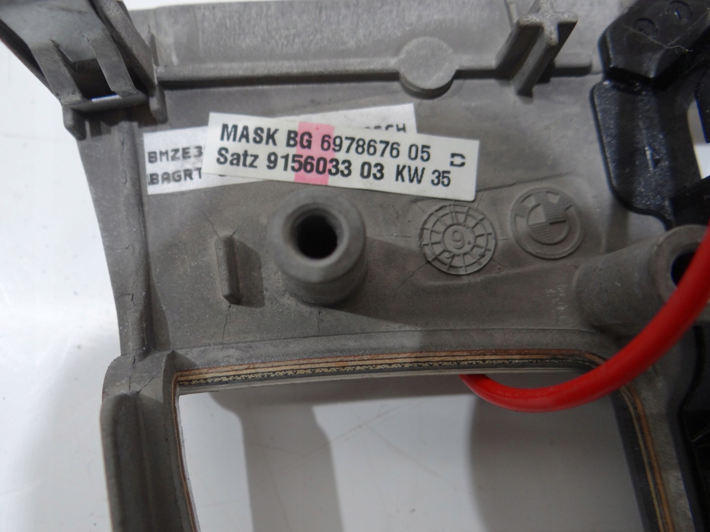 Blende Abdeckung DEKOR konsole BMW E60 E61 OE 6978676 (13980515)