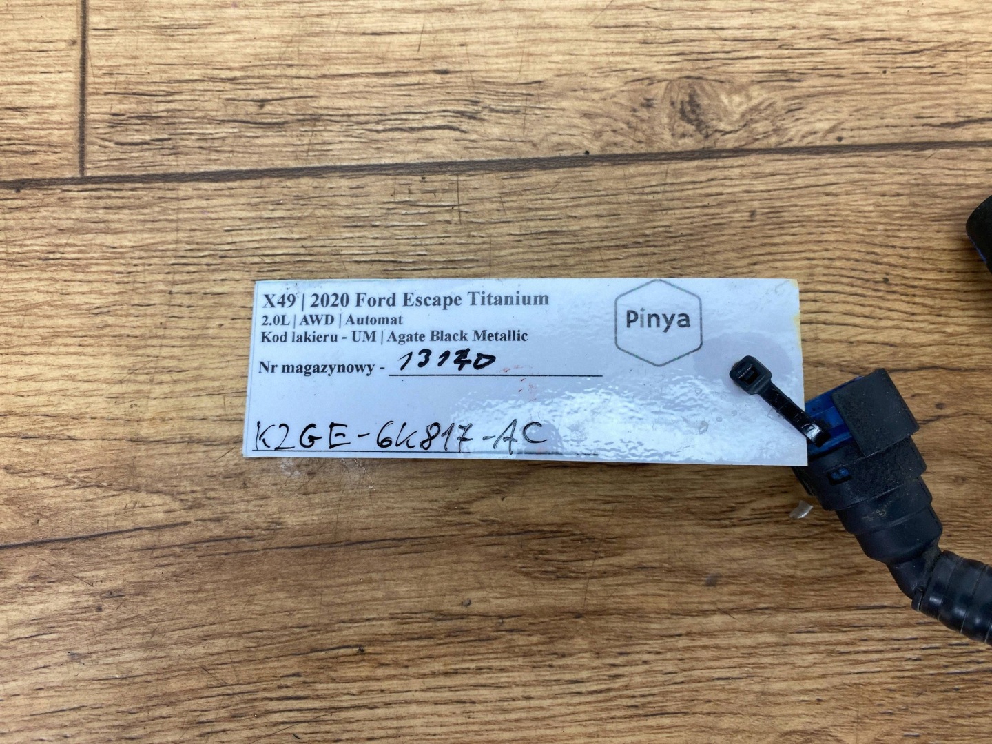 wiring vacual Ford Escape IV Kuga MK3 2020+