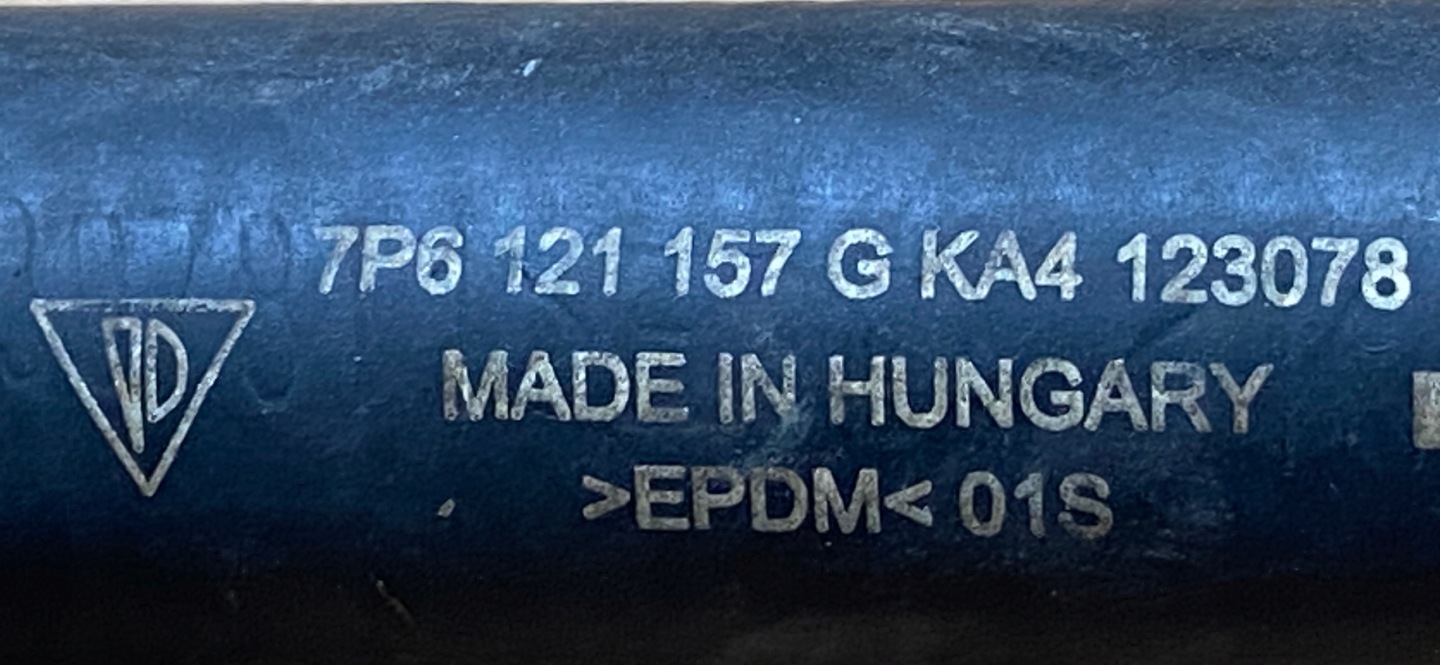 VW TOUAREG 7P 4.2TDI crijevo cijev vode 7P6121157G