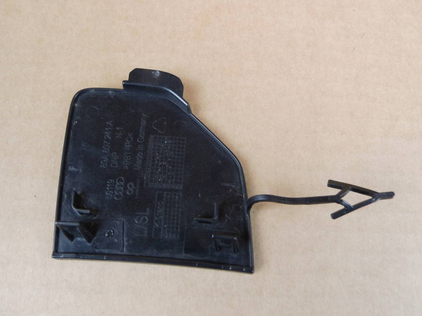 Audi Q4 E-Tron 2021-2026 towing hook cap of a bumper front