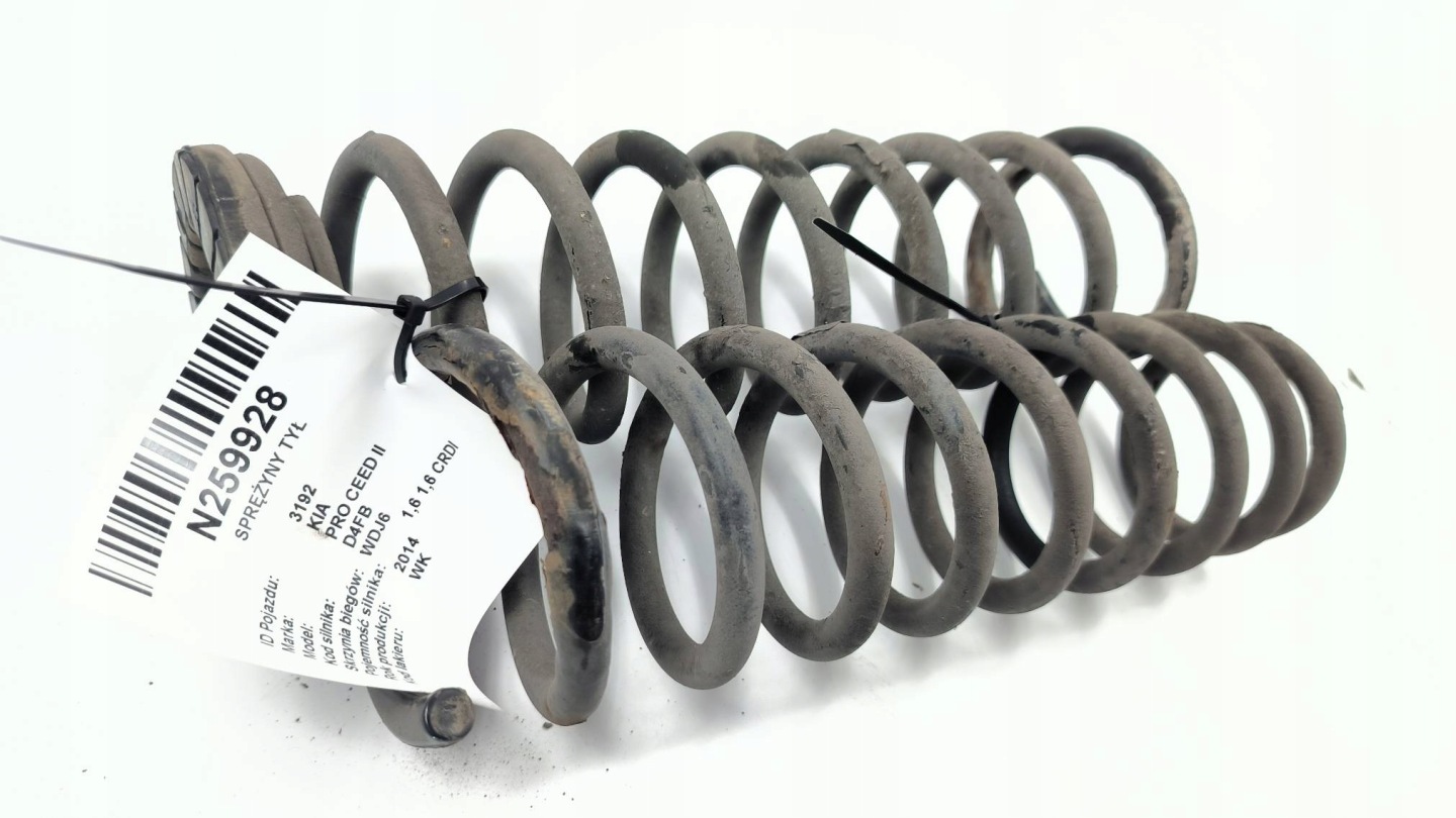 springs rear part KIA PRO CEED II