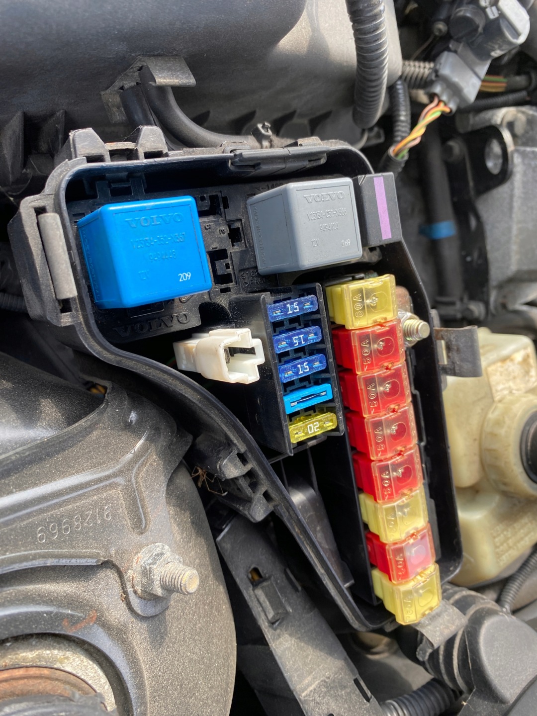 Volvo V70 1 et 95-00 Module fusibles 2.4