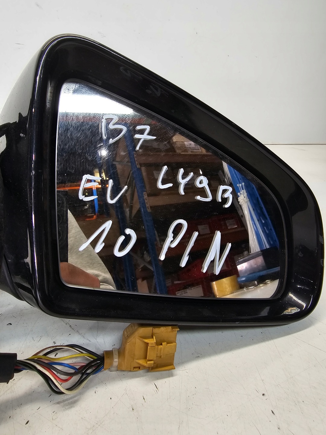mirror exterior right AUDI A4 B6 B7 LY9B 10 PIN EUROPA