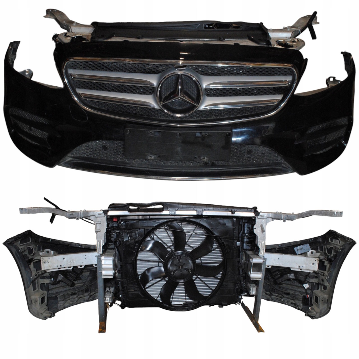 running board bumper support panel for radiators radiator fan Mercedes E W213 S213 AMG