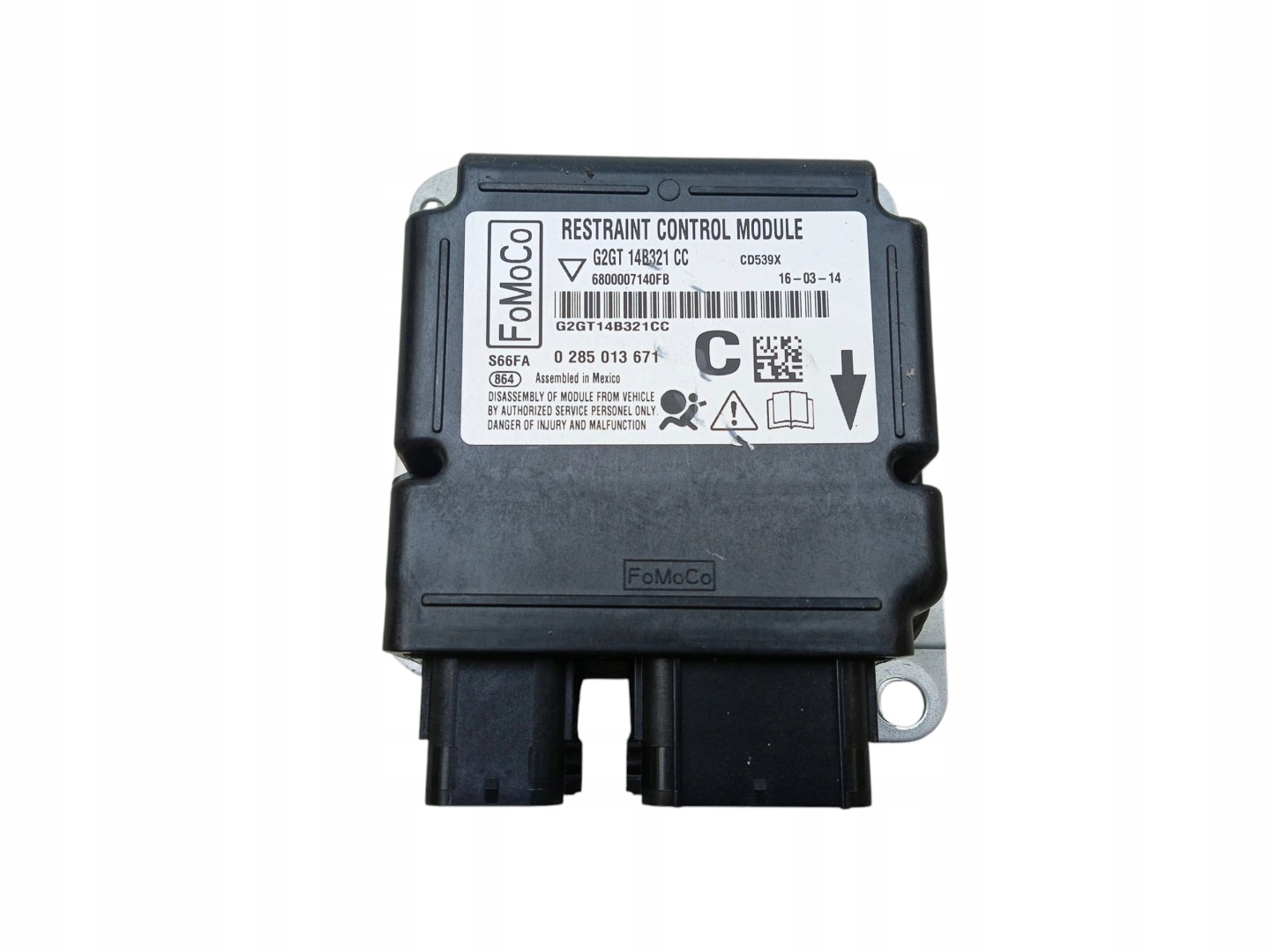 modulo SENSOR airbag FORD EDGE II (2015-2018) G2GT-14B321-CC