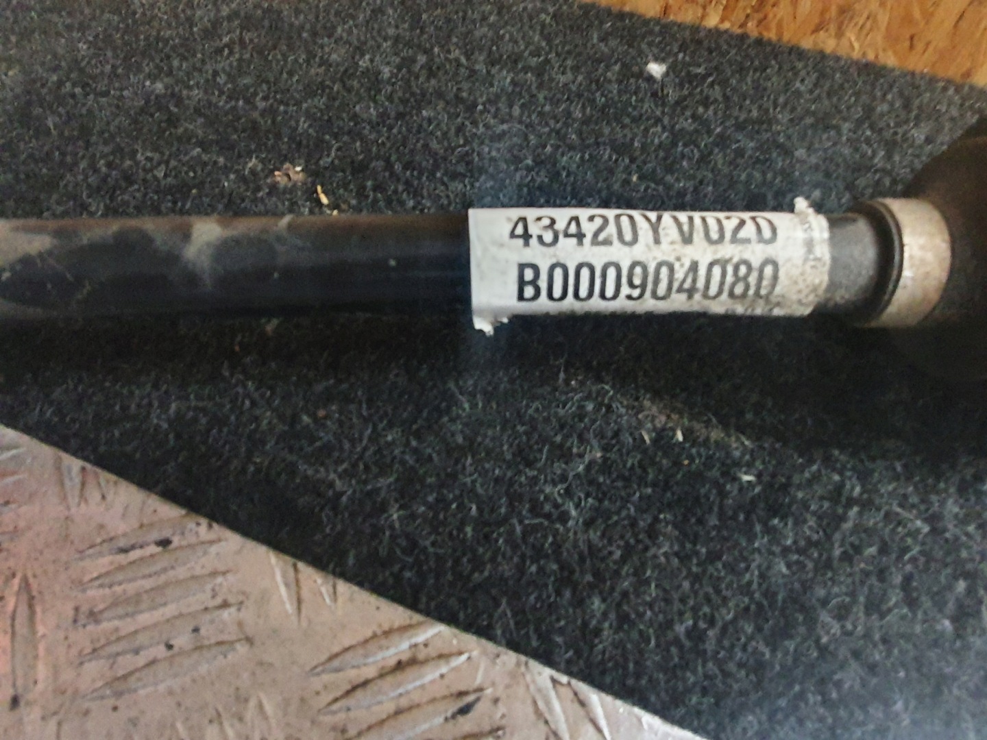 PEUGEOT 108 C1 II 1.2 semi-axis left B000904080