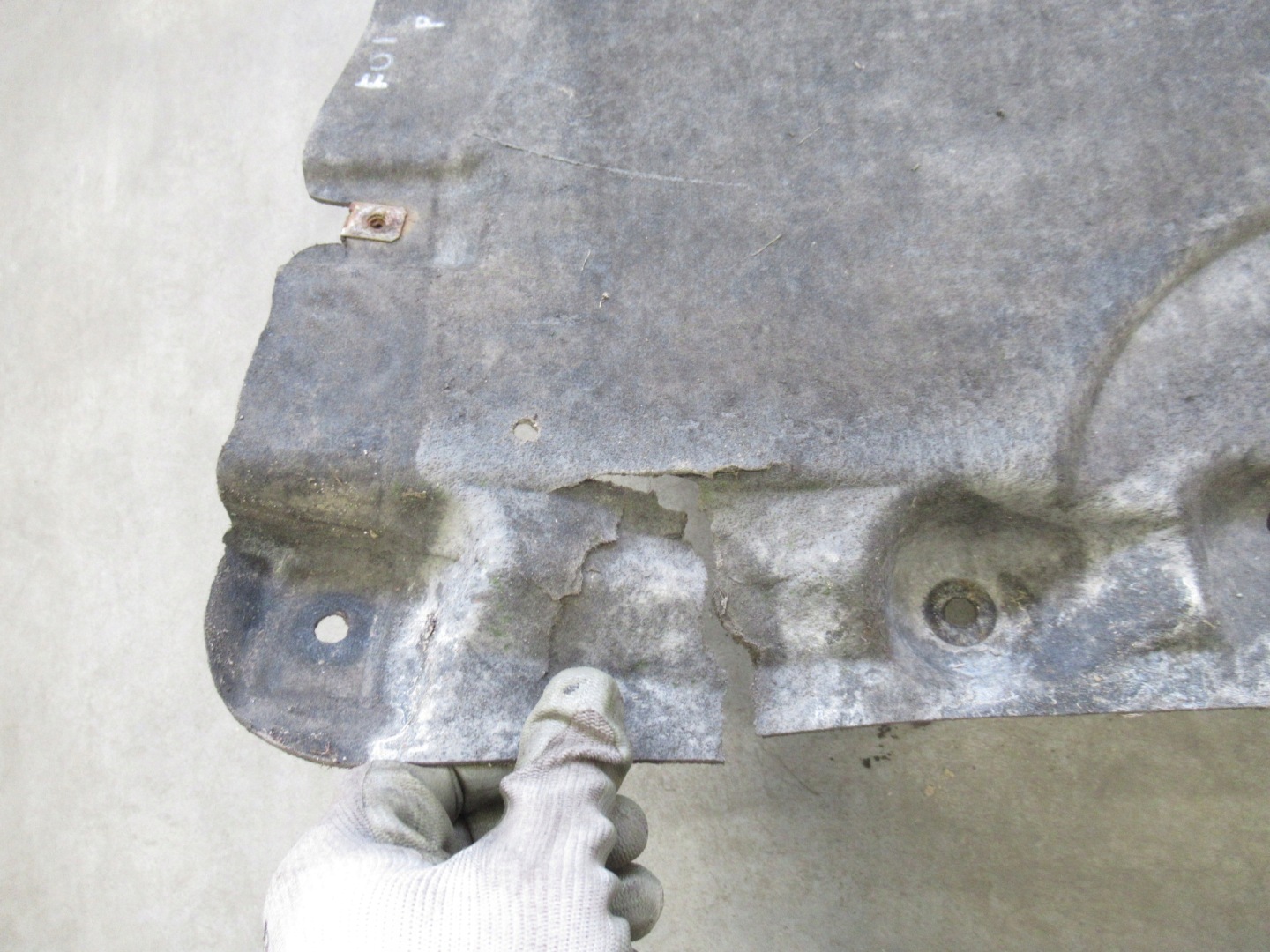 Blende Abdeckung Unterfahrschutz rechts BMW F01
