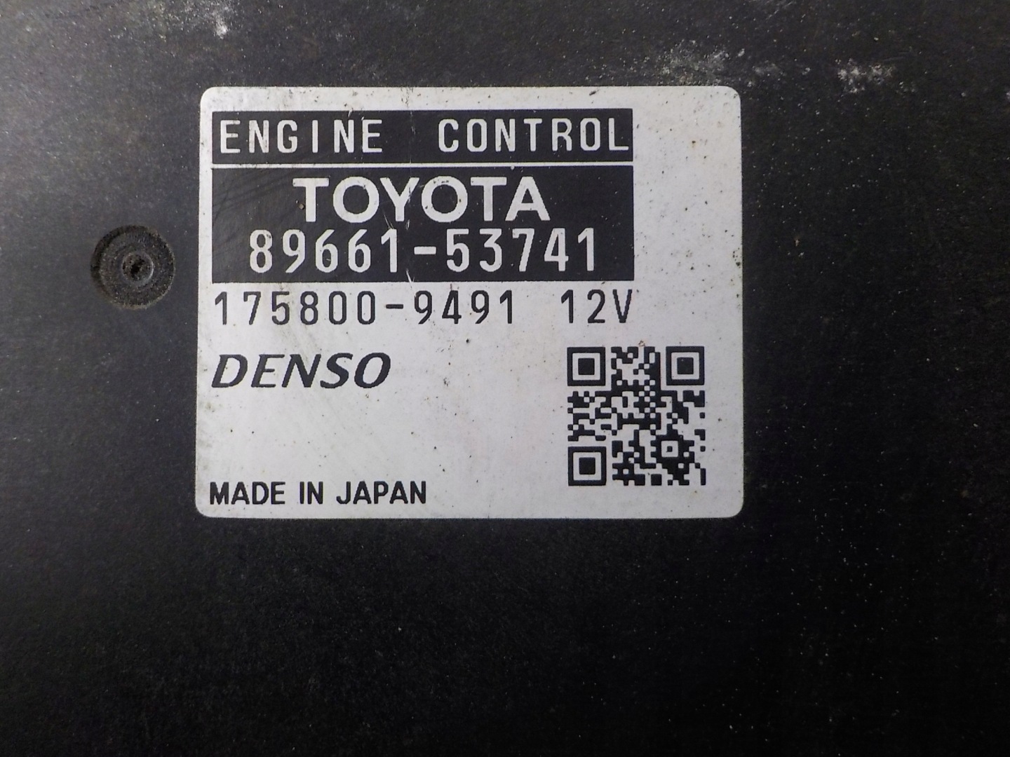 LEXUS IS 220 computer control unit 89661-53741 175800-9491