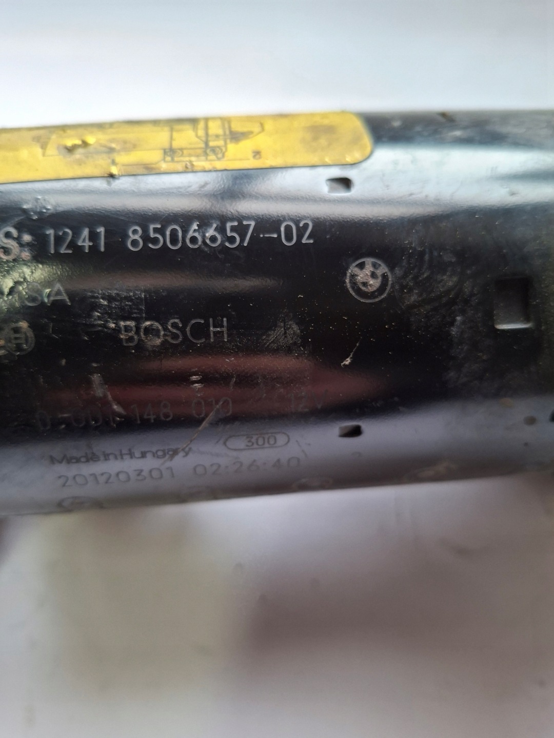 starter BMW 5 12418506657