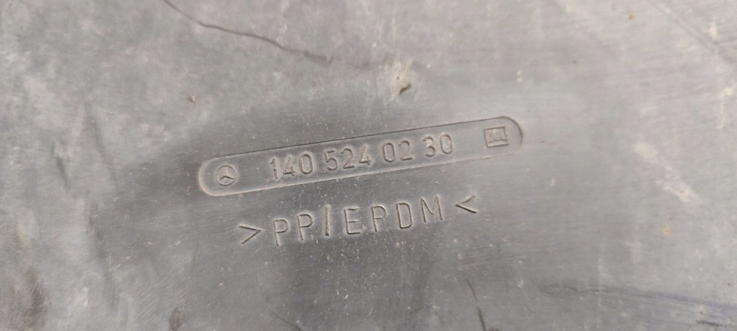 Blende Abdeckung Unterfahrschutz Mercedes W140 3,2