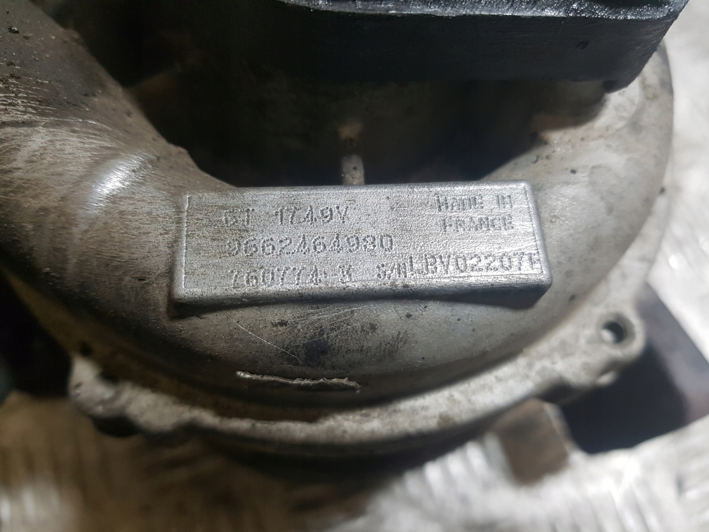 TURBINA turbo FORD FOCUS MK2 9662464980