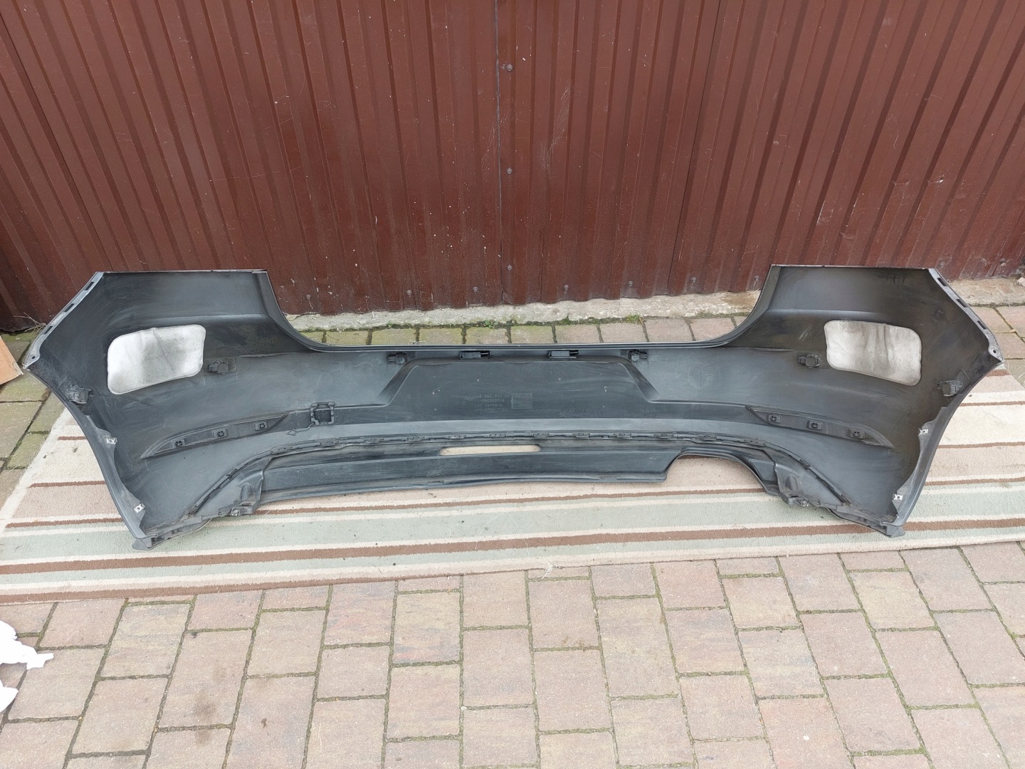 bumper rear part VW GOLF VII 7 GTI 6xPDC grey 17r