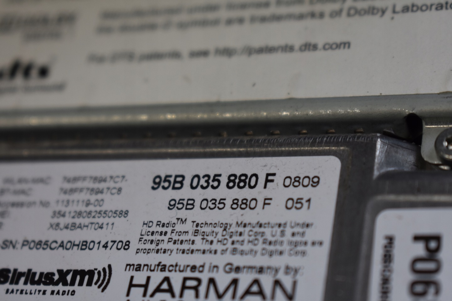 IDEALNE RADIO navigation player HARMAN MIB PORSCHE MACAN 1