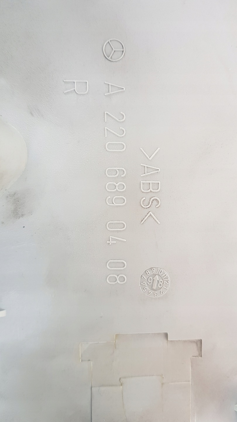 MERCEDES W220 cover of the dashboard left right side